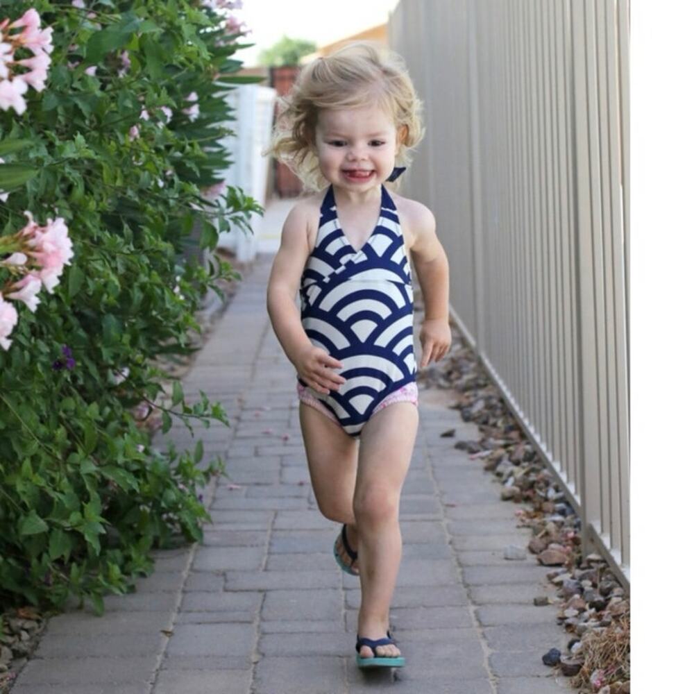 Tea Collection halter one piece Swimsuit